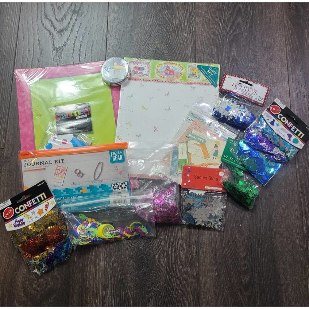 Scrapbook crafting paper crafts bundle NEW